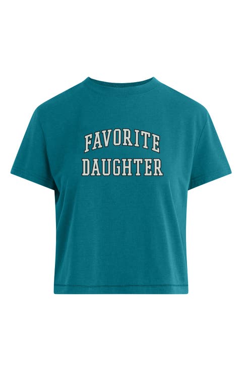 The Collegiate Logo Crop Graphic T-Shirt