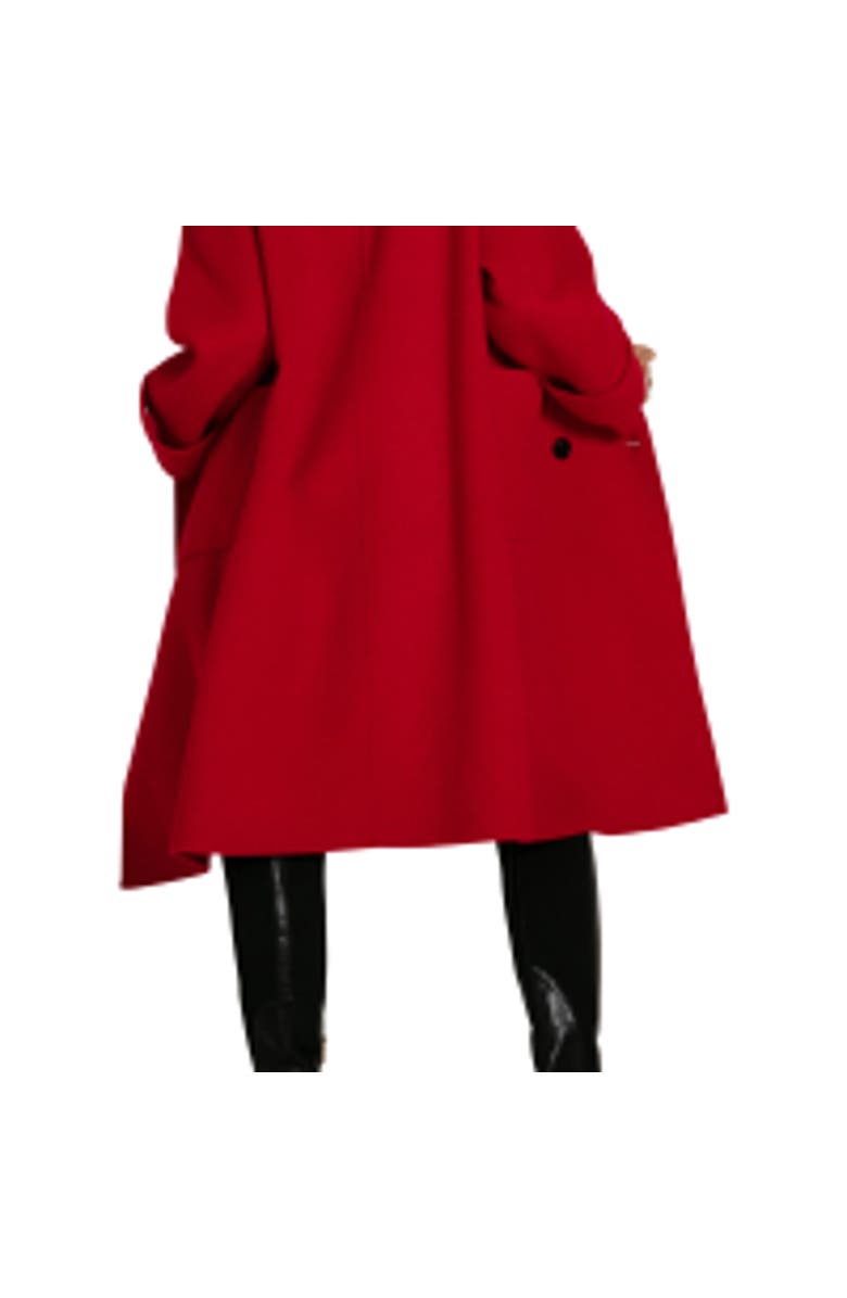 Belle & Bloom Rumour Has It Oversized Wool Blend Coat, Alternate, color, Red