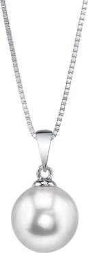 The Pearl Source White Freshwater Pearl Sydney Pendant