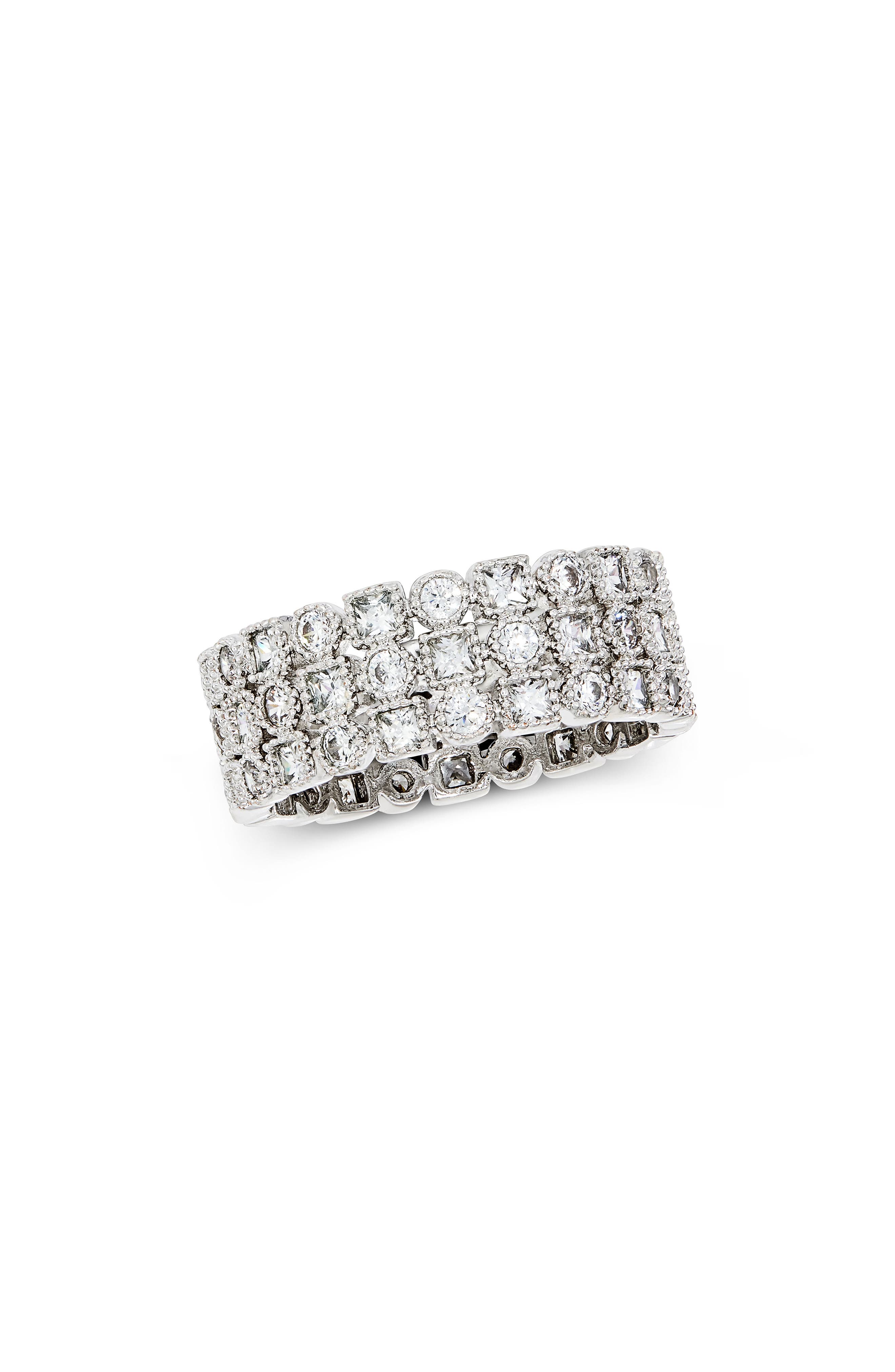 Multi Shape Wide Band Ring