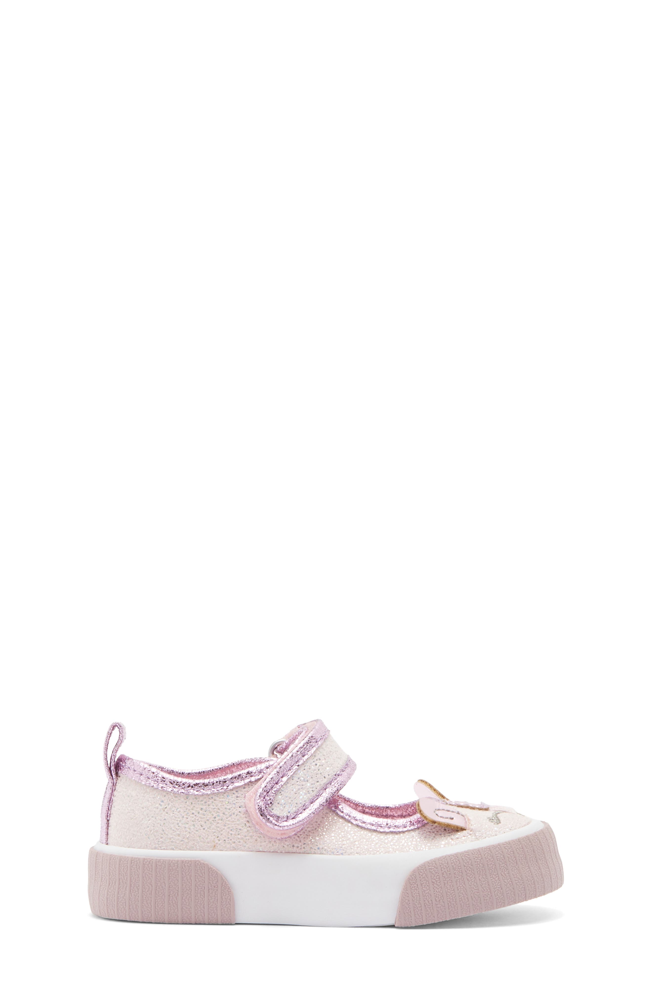 Kids' Pixie Unicorn Mary Jane Sneaker, Alternate, color, PURPLE SHIMMER