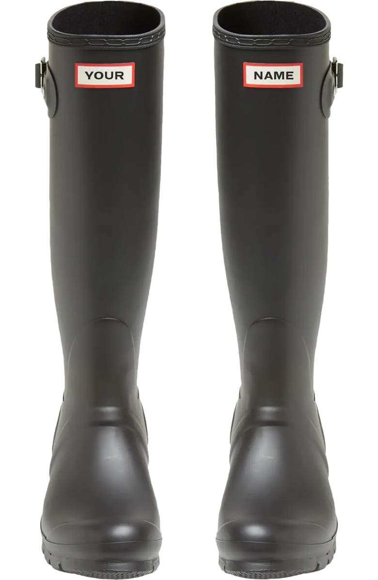Hunter Original Tall Personalized Rain Boot, Main, color,
