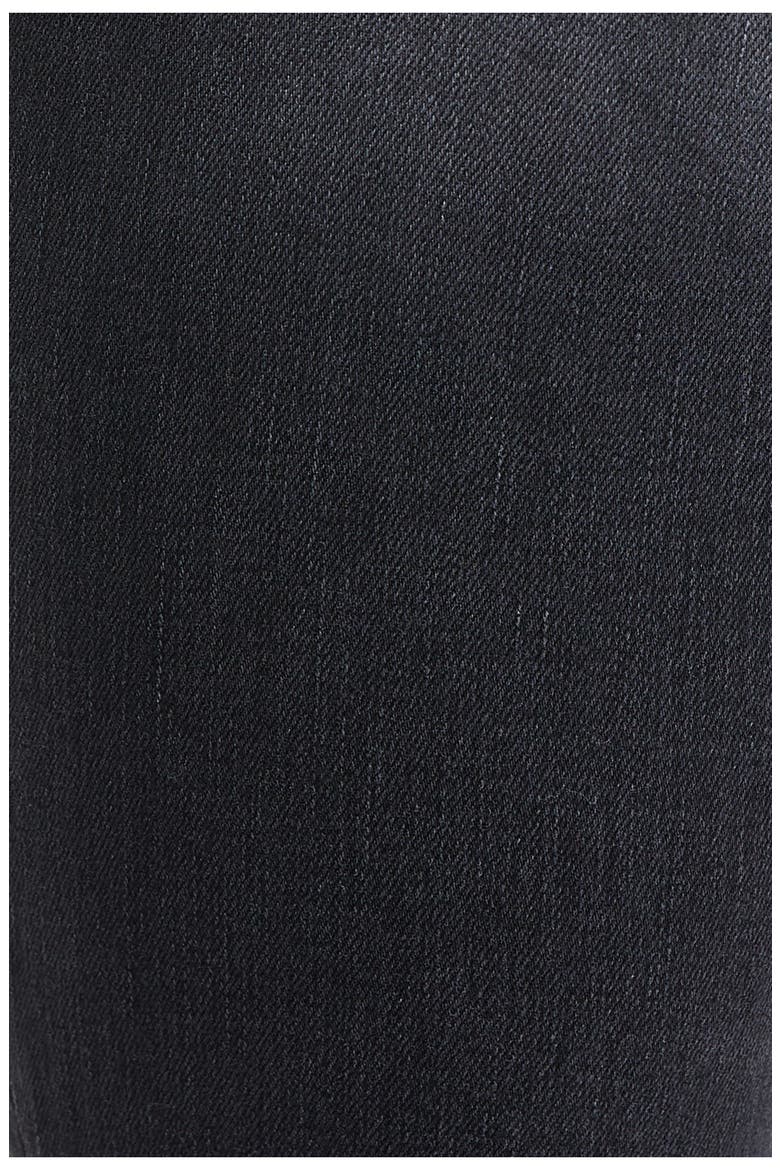 Button Fly High Waist Skinny Jeans, Alternate, color, BLACK MELODY