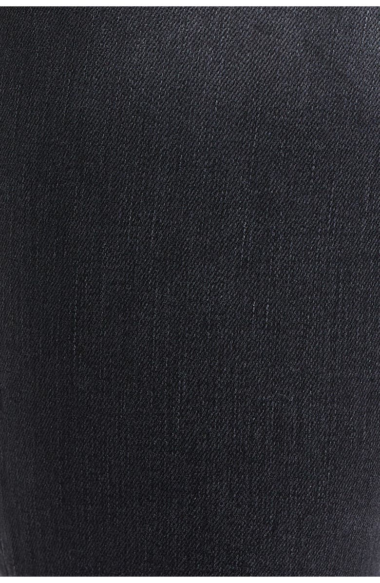 Bayeas Button Fly High Waist Skinny Jeans, Alternate, color, Black Melody