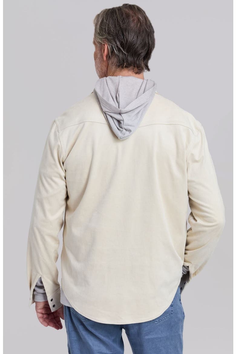 The Wyatt Lite Shirt Jacket, Alternate, color, Off-White