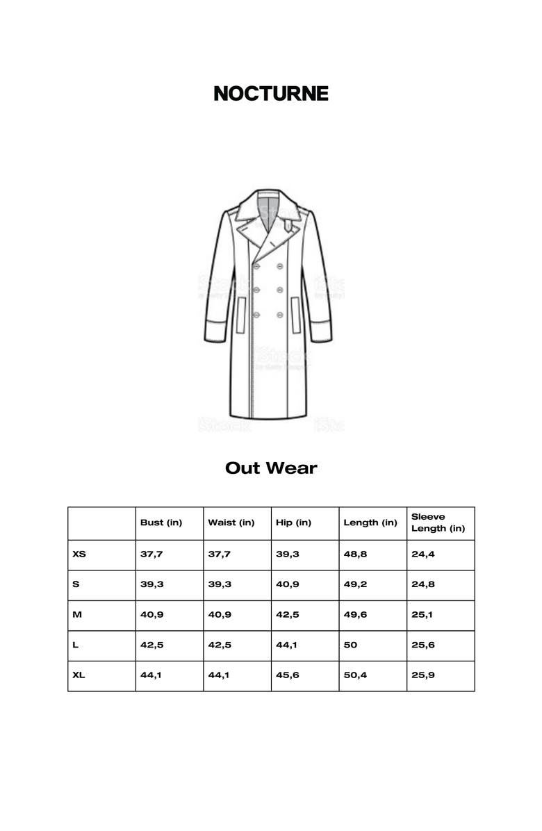 Nocturne Striped Double Breasted Trench Coat, Alternate, color, 