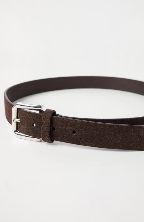 Brunello Cucinelli Leather Belt In Black