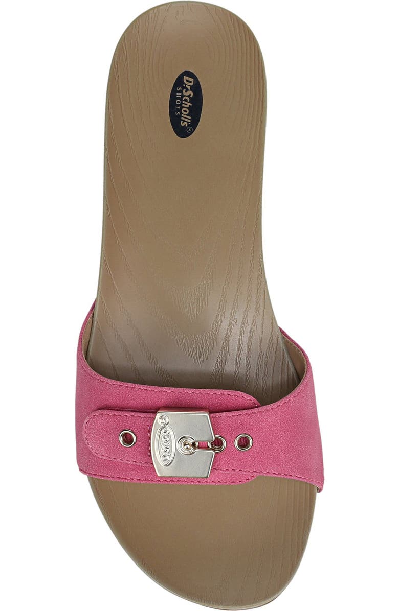 Dr. Scholl's Classic Snake Embossed Sandal, Alternate, color, Pink