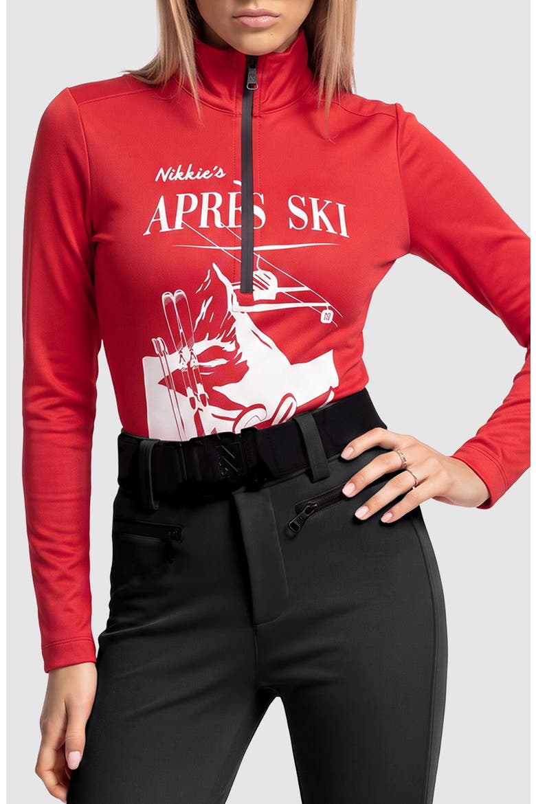 Apres Ski Club Pully, Alternate, color, Racing Red