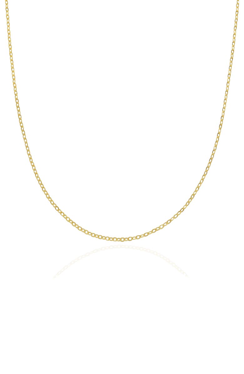 BEST SILVER 14K Gold Chain Necklace, Main, color, Gold