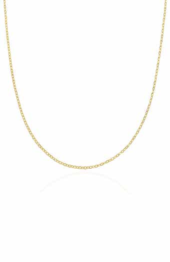 BEST SILVER 14K Gold Chain Necklace
