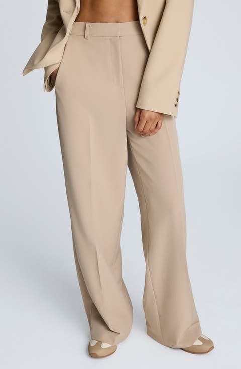 High Waist Wide Leg Pants