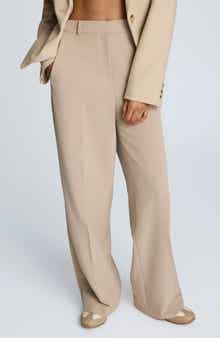 Kenneth Cole High Waist Wide Leg Pants