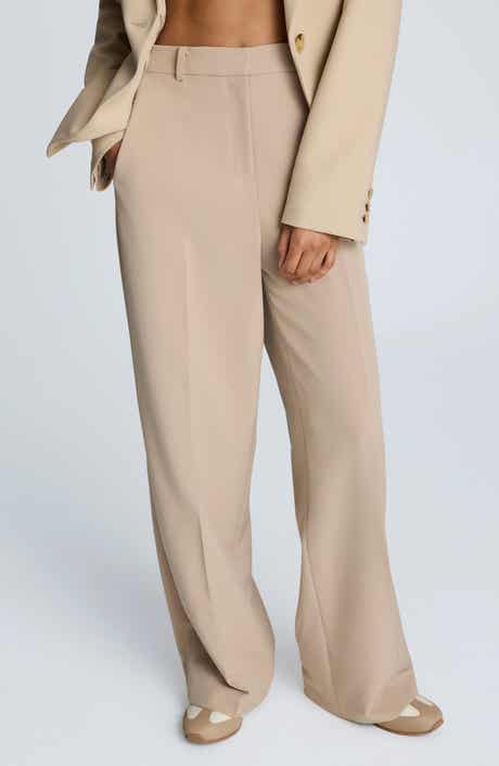 Kenneth Cole High Waist Wide Leg Pants