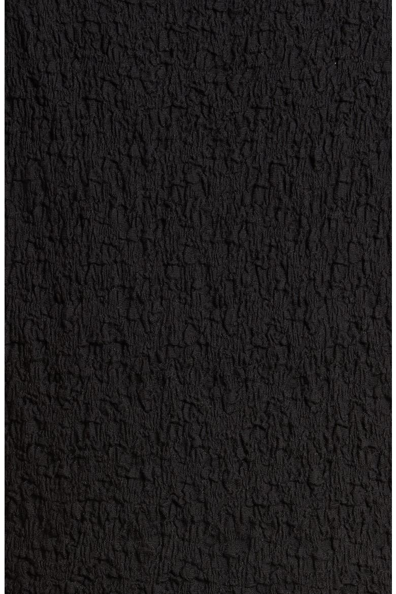 Textured Organic Cotton Blend Tank, Alternate, color, BLACK
