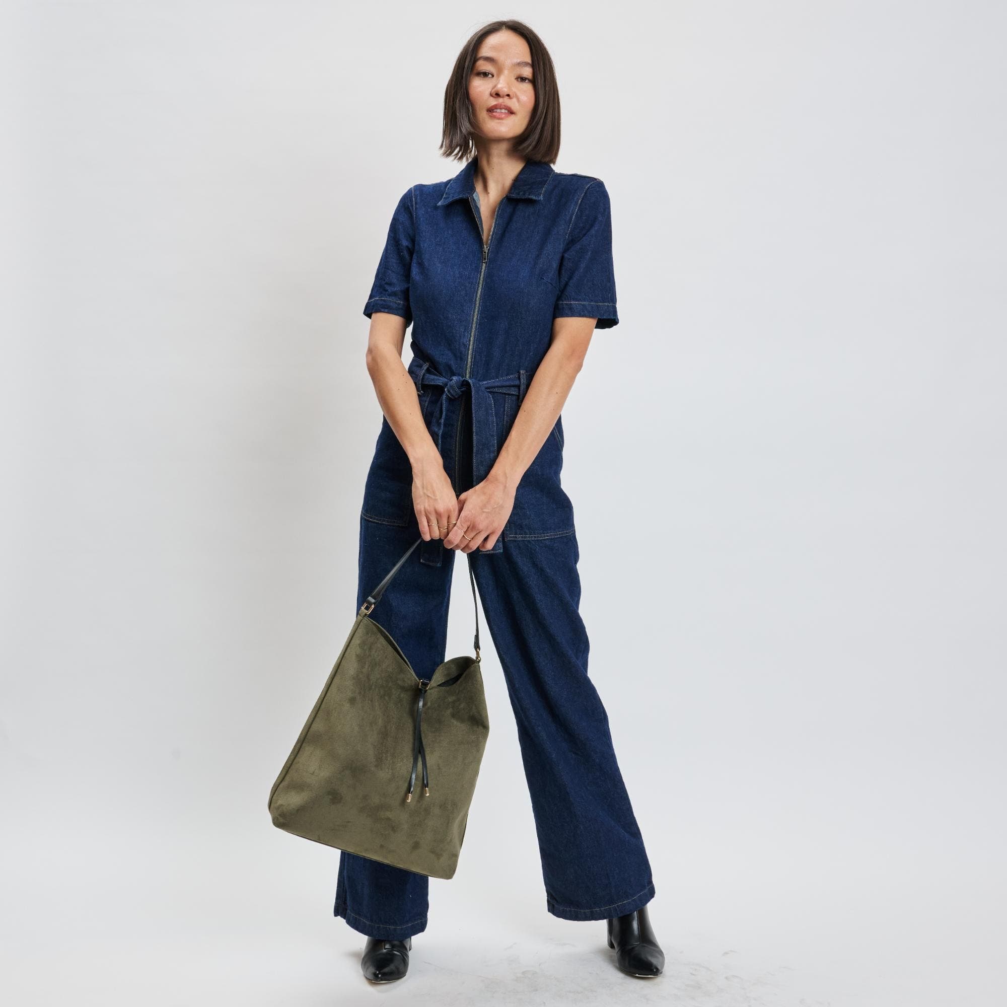 MODA LUXE Felicity Hobo, Alternate, color, Olive