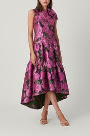 Shoshanna Essex Floral Jacquard Kelsey Dress