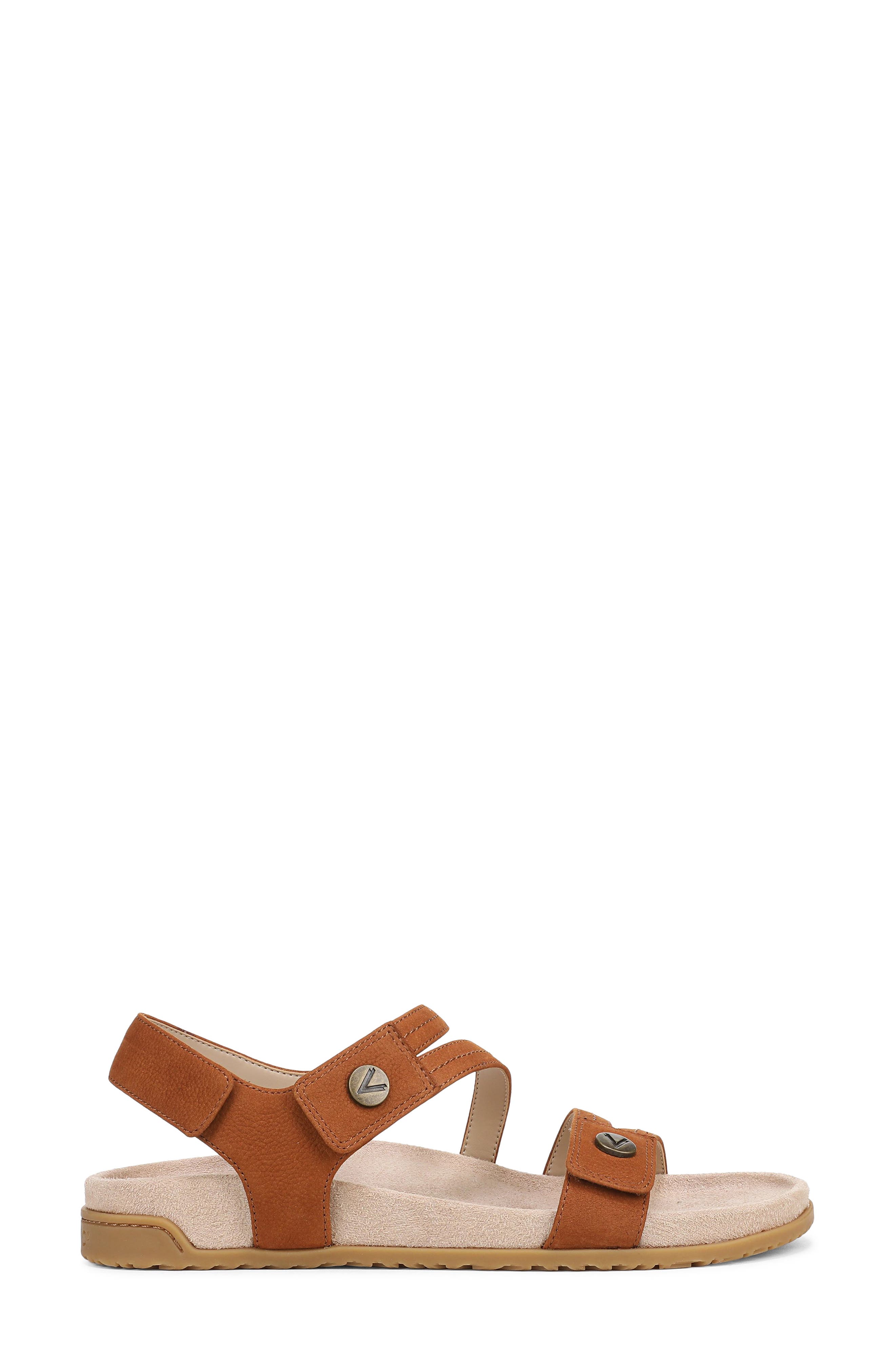 Essie Ankle Strap Sandal - Multiple Widths Available, Alternate, color, BRANDY