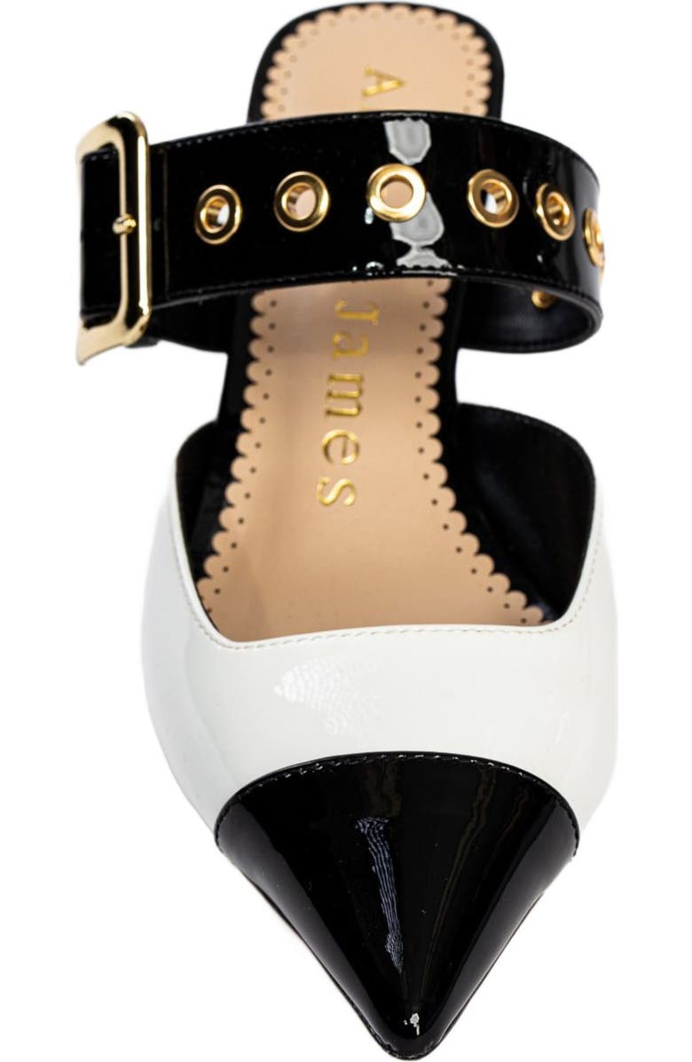 Allegra James Ariana Patent Leather Mule Pump, Alternate, color,