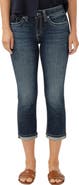 Silver Jeans Co. Suki Curvy Mid Rise Capri Jeans