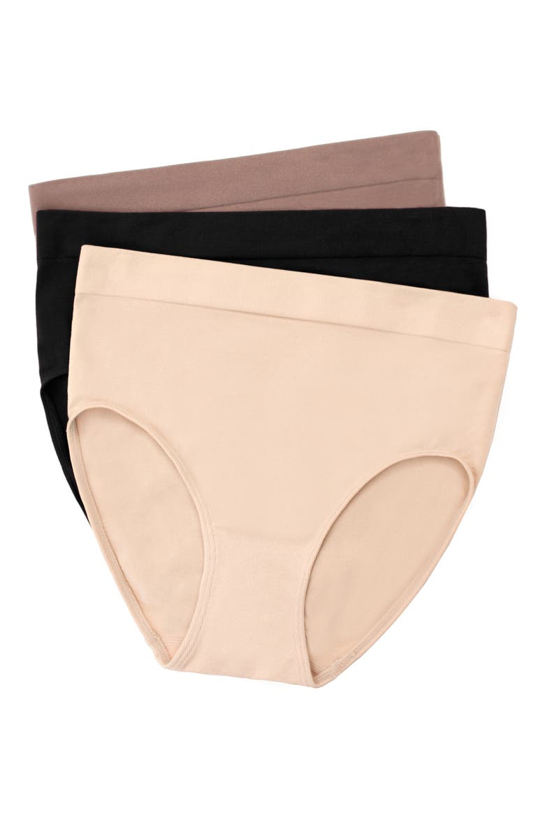 B-Smooth® Assorted 3-Pack High Cut Briefs, Main, color, B SMOOTH BASIC 2