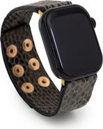 SAACHI Snakeskin Faux Leather Apple Watch® Watchband