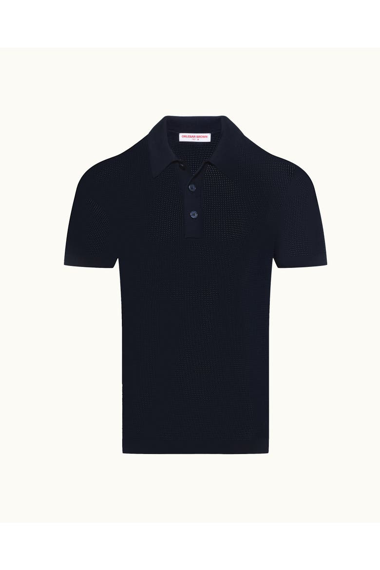 Keeling Classic Fit Cotton Silk Knitted Shirt, Alternate, color, NIGHT IRIS