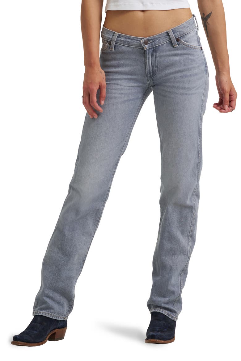 Cowboy Low Rise Straight Leg Jeans, Main, color, HAUTE HAZE
