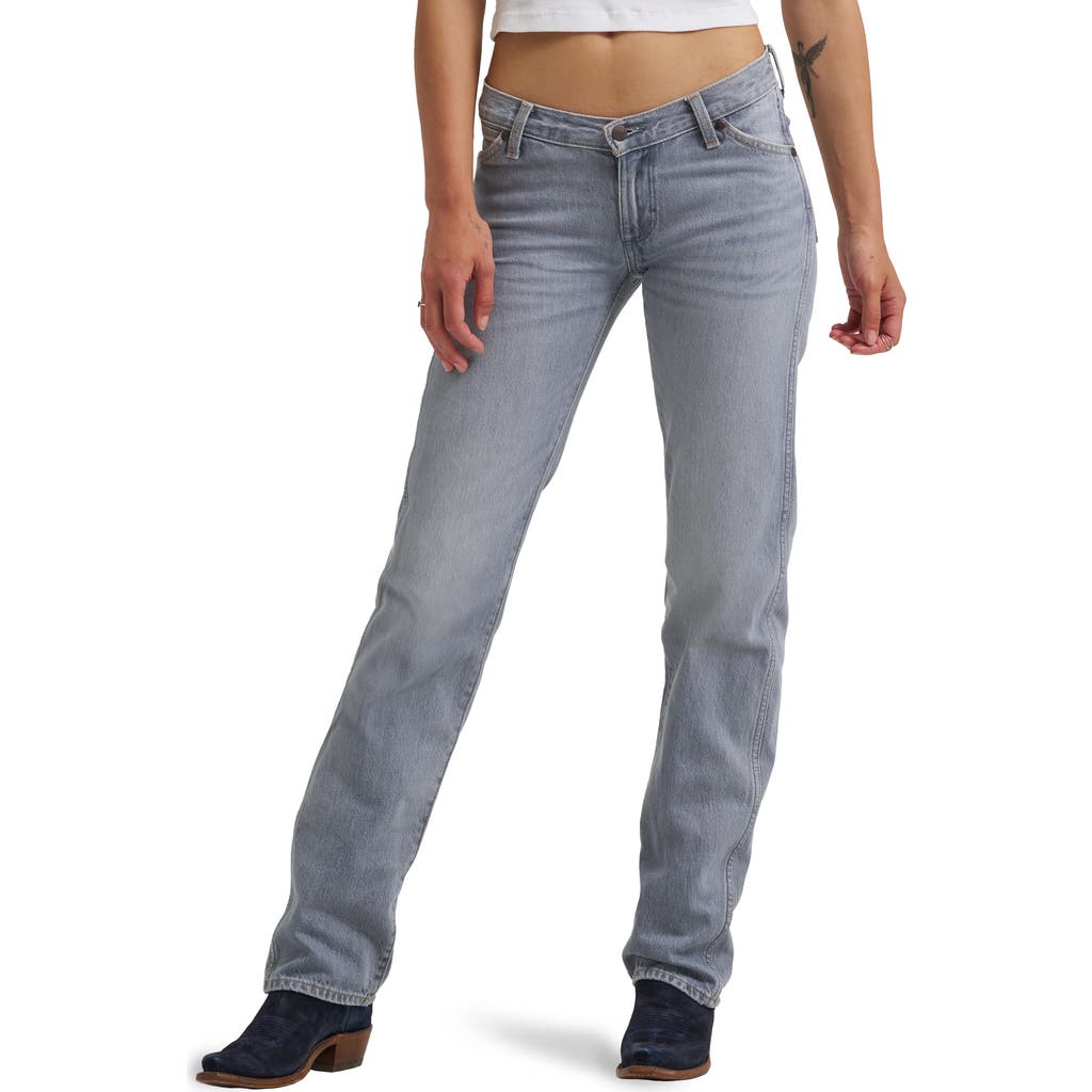 Wrangler Cowboy Low Rise Straight Leg Jeans In Blue