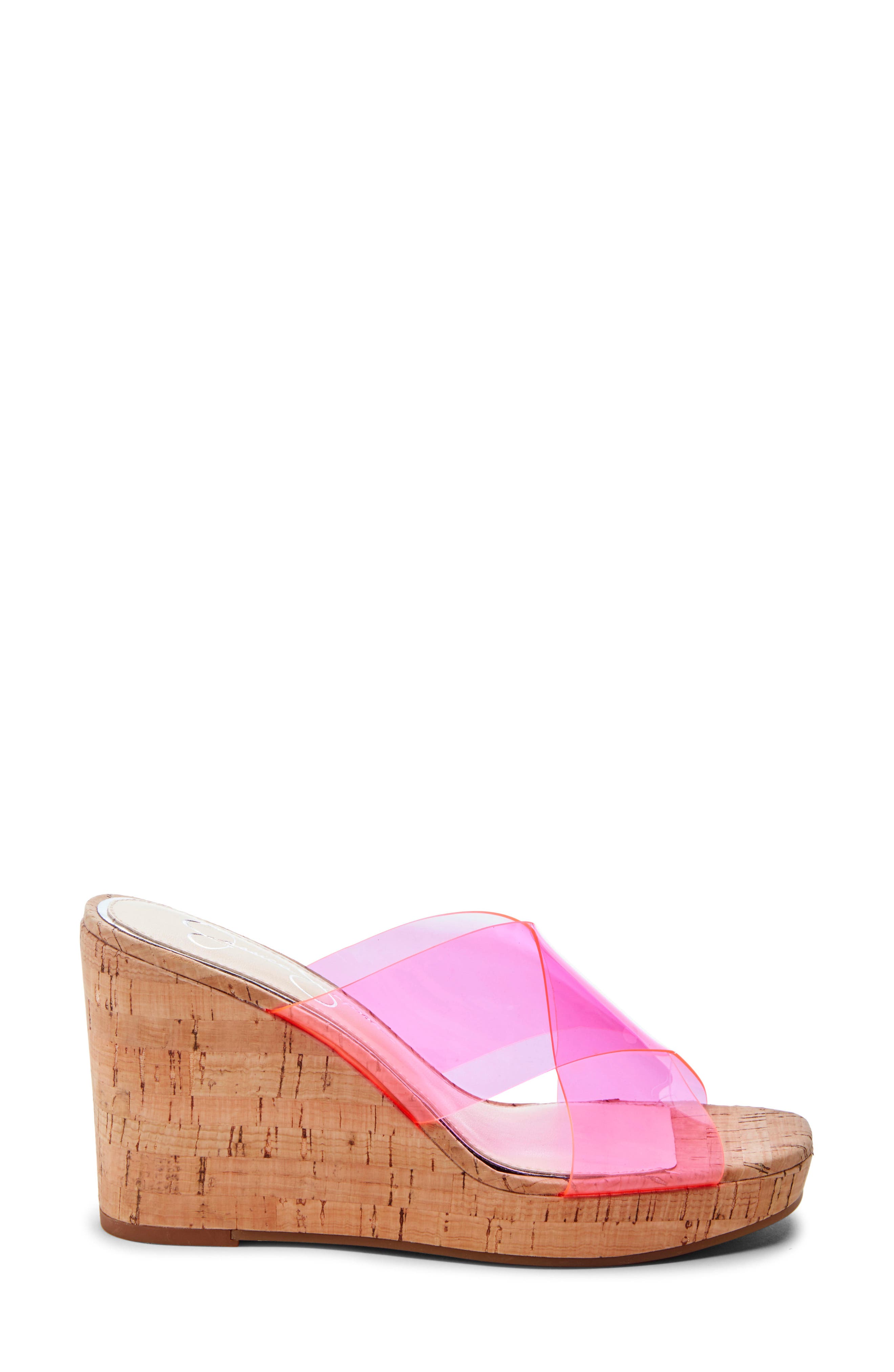 Seena Platform Wedge Sandal, Alternate, color, PINK