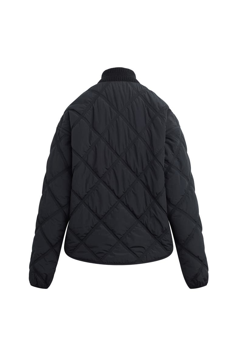Take a Stroll Quilted Jacket, Alternate, color, BLACK