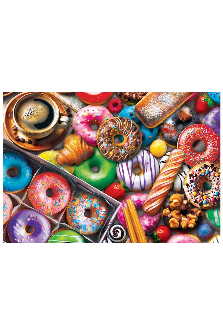 Donut Delights 1000 Piece Jigsaw Puzzle, Alternate, color, Multicolor