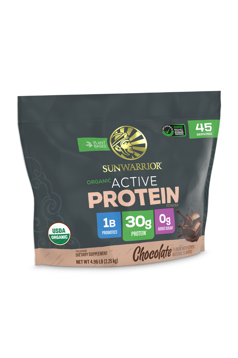 Organic Active Protein Powder, Main, color, Chocolate, 2.25kg