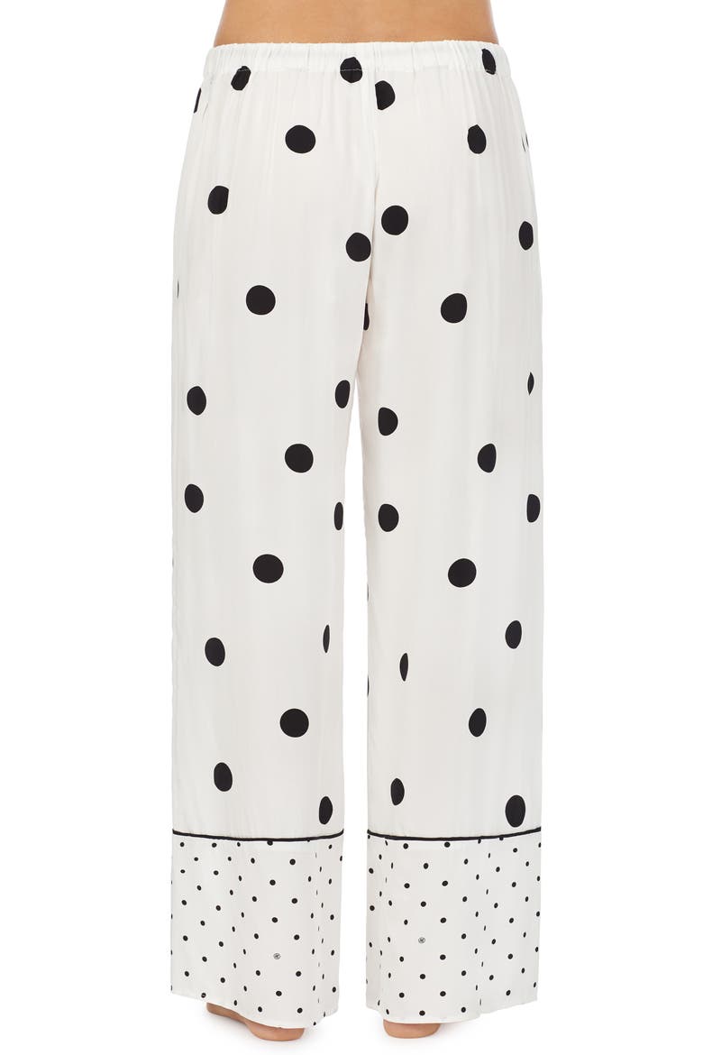 Elsa Woven Pajama Pants, Alternate, color, BLACK/WHITE LARGE DOT