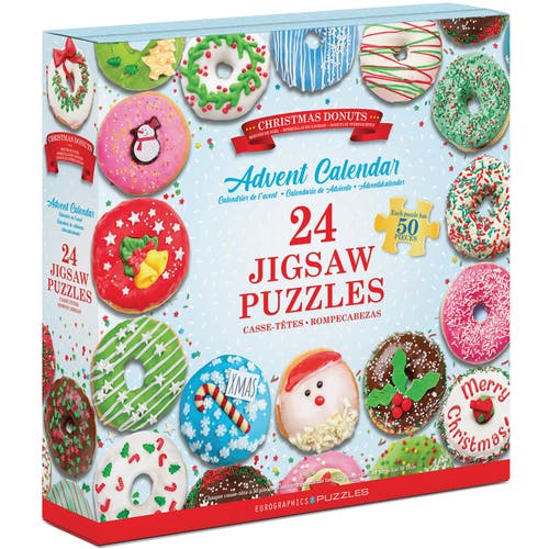 Eurographics Puzzle Advent Calendar Christmas Donuts in Multicolored  product