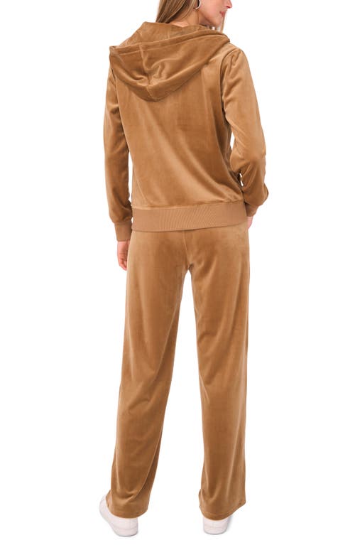 Vince Camuto Straight Leg Drawstring Pants In Brown