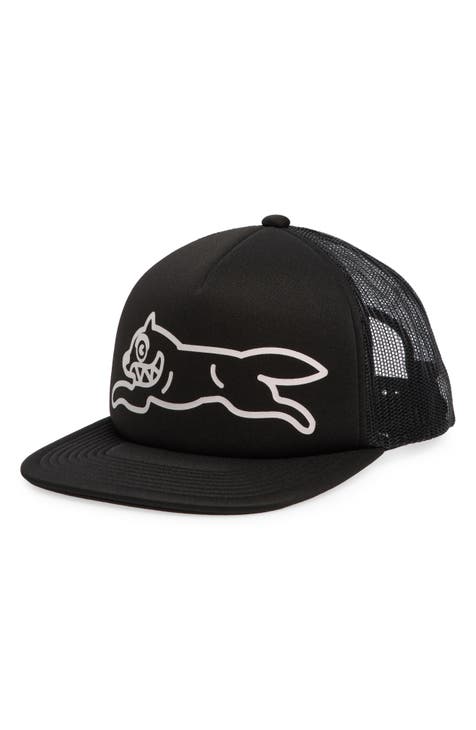 Topstone Horror Saber Toothed Space Man Patch Snapback Trucker Hat - Black, One Size Fits Most