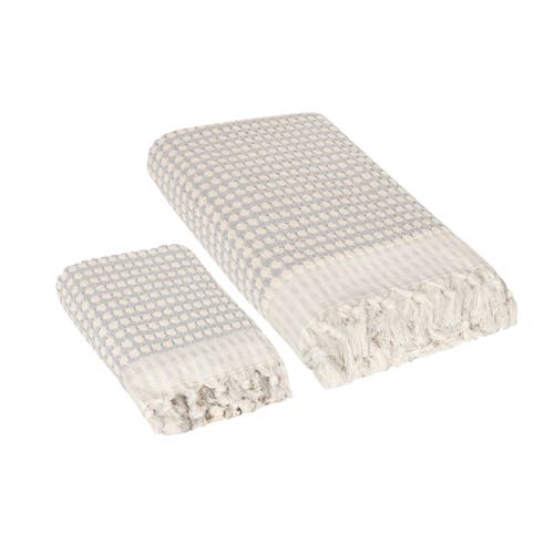 Olive And Linen Olive & Linen Dots Terry Towel Set