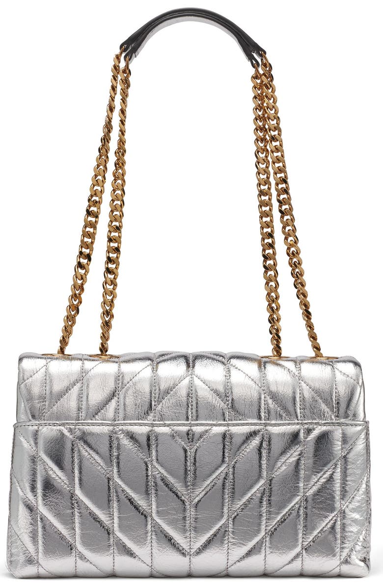 KARL LAGERFELD PARIS Lafayette Shoulder, Alternate, color, Silver