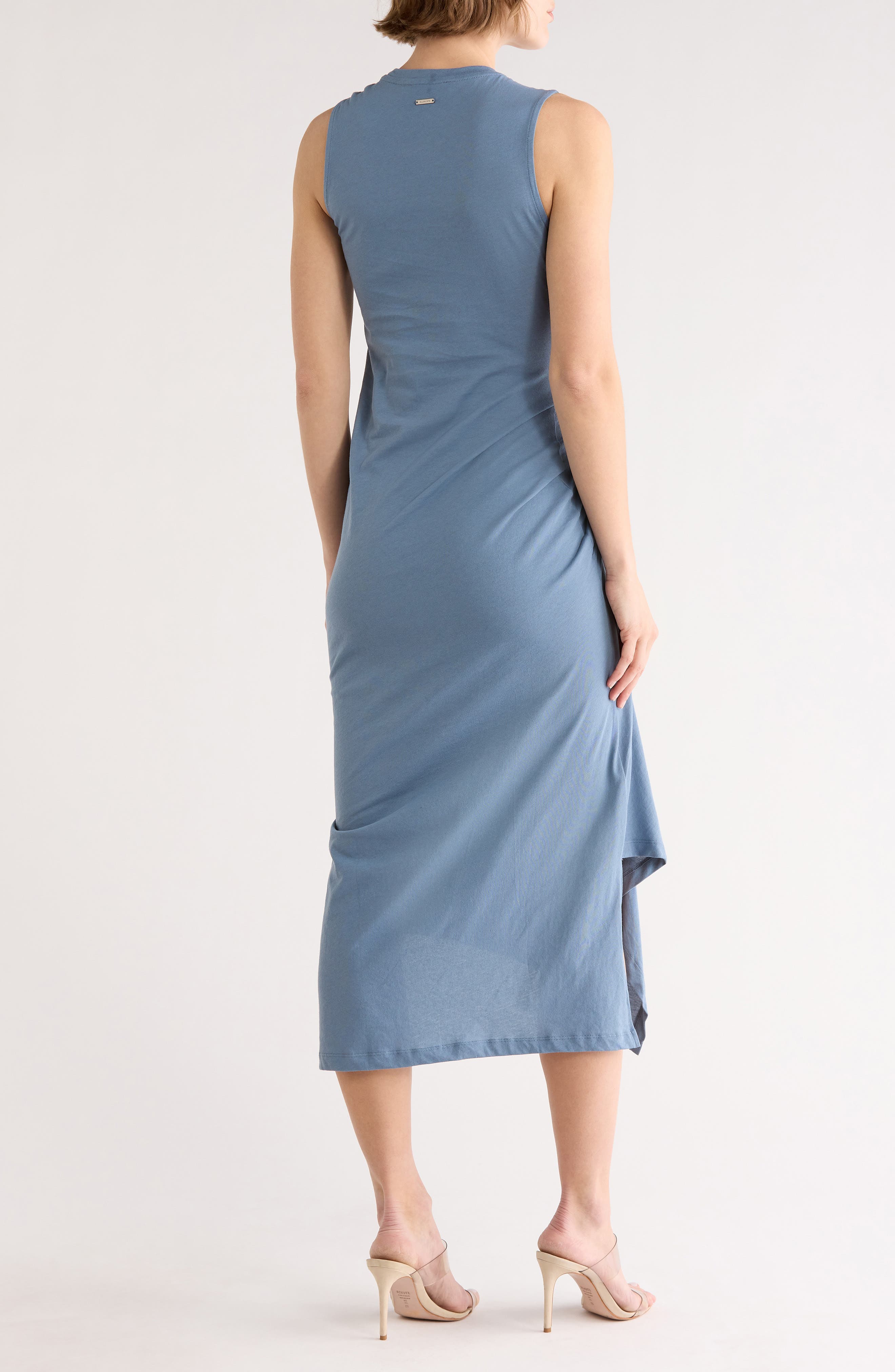Rivi Draped Midi Dress - image 4
