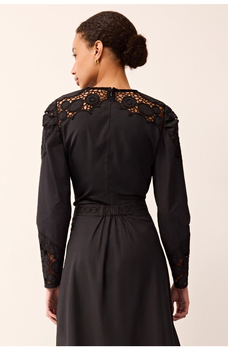 Marie Oliver Dori Top, Alternate, color, Noir