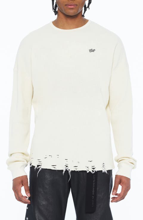Distressed Thermal Top