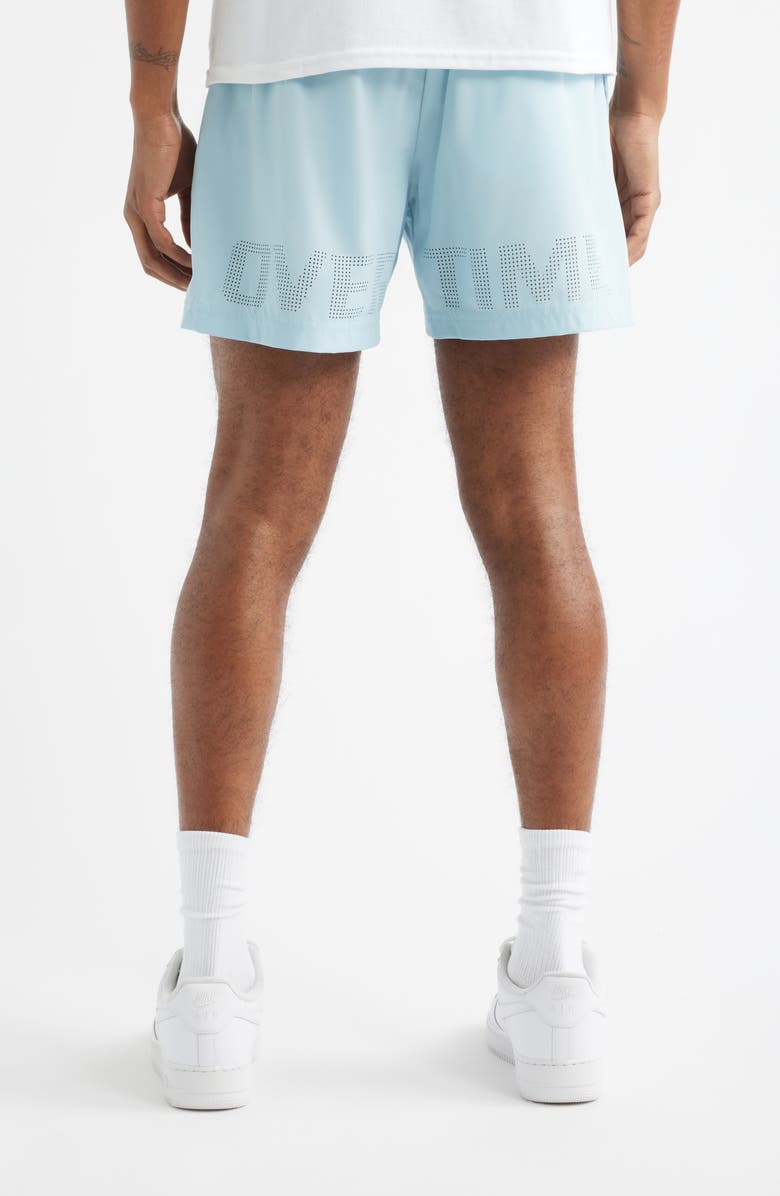 OVERTIME Melo Performance Shorts, Alternate, color, Sky Blue