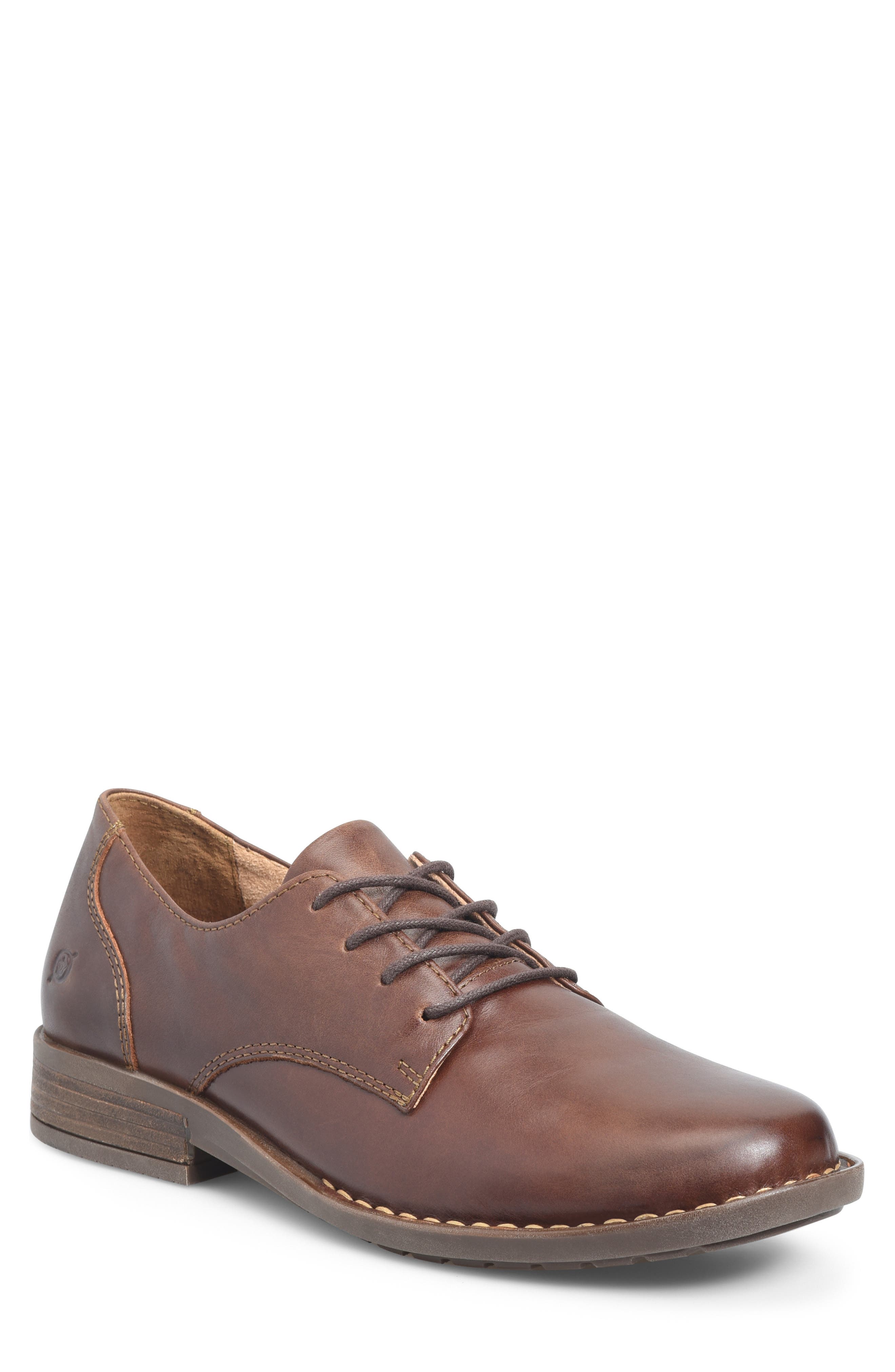 Børn Ryker Plain Toe Derby, Main, color, Brown