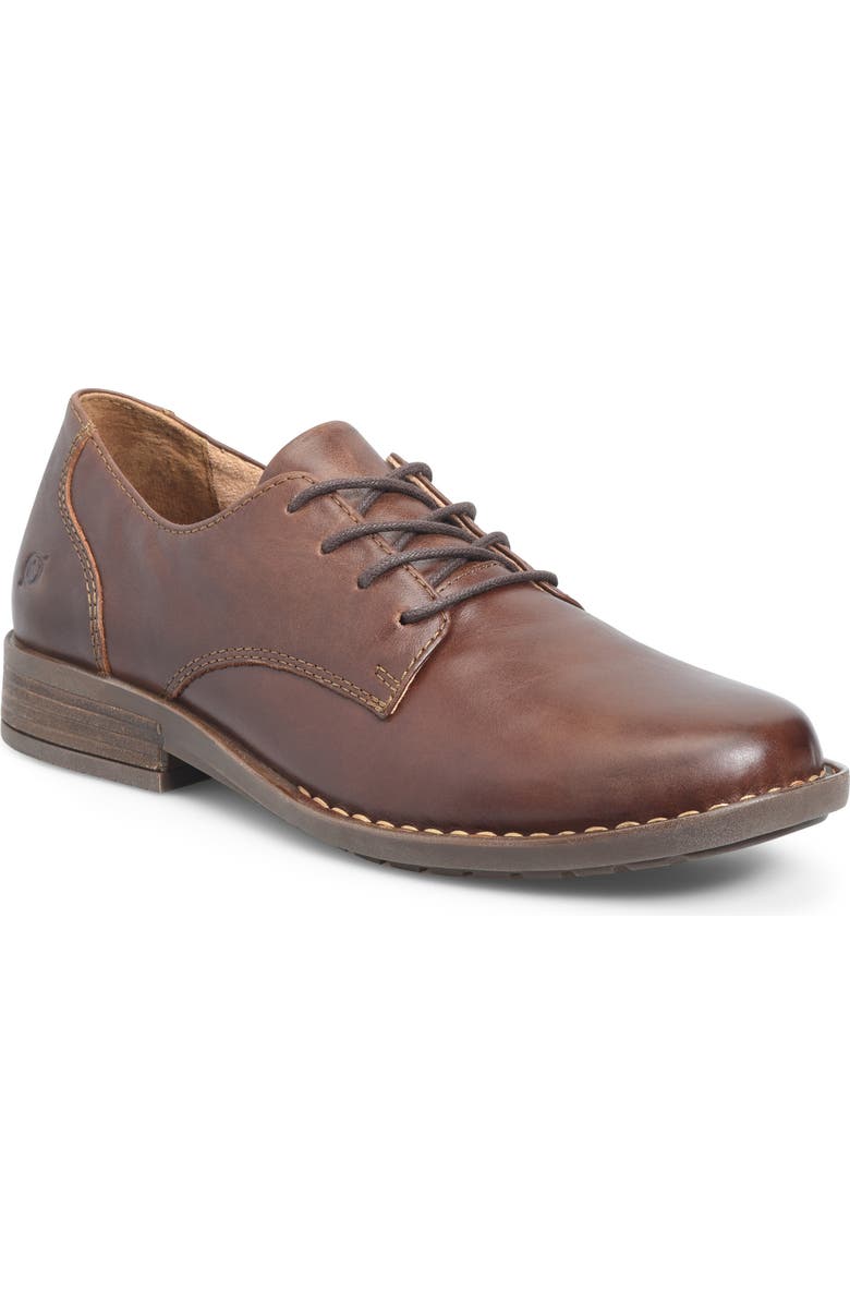 Børn Ryker Plain Toe Derby, Main, color, Brown