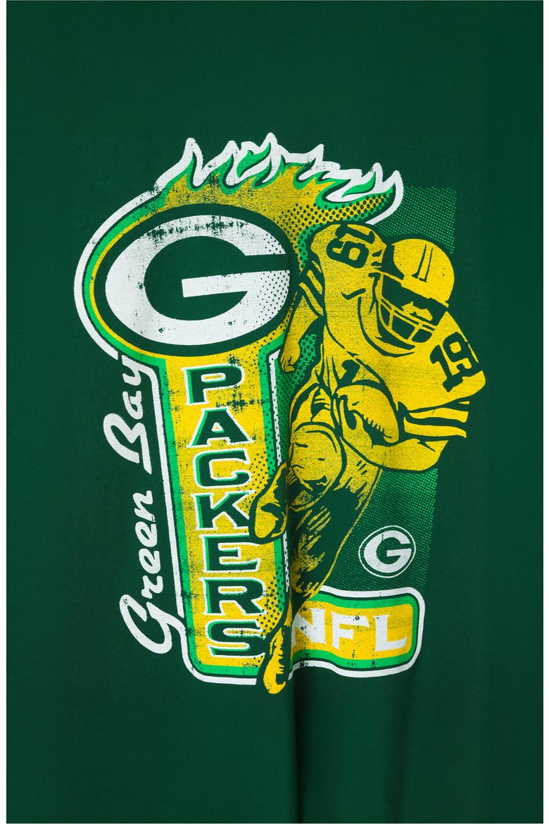Packers Running Back Cotton Graphic T-Shirt, Alternate, color, HUNTER