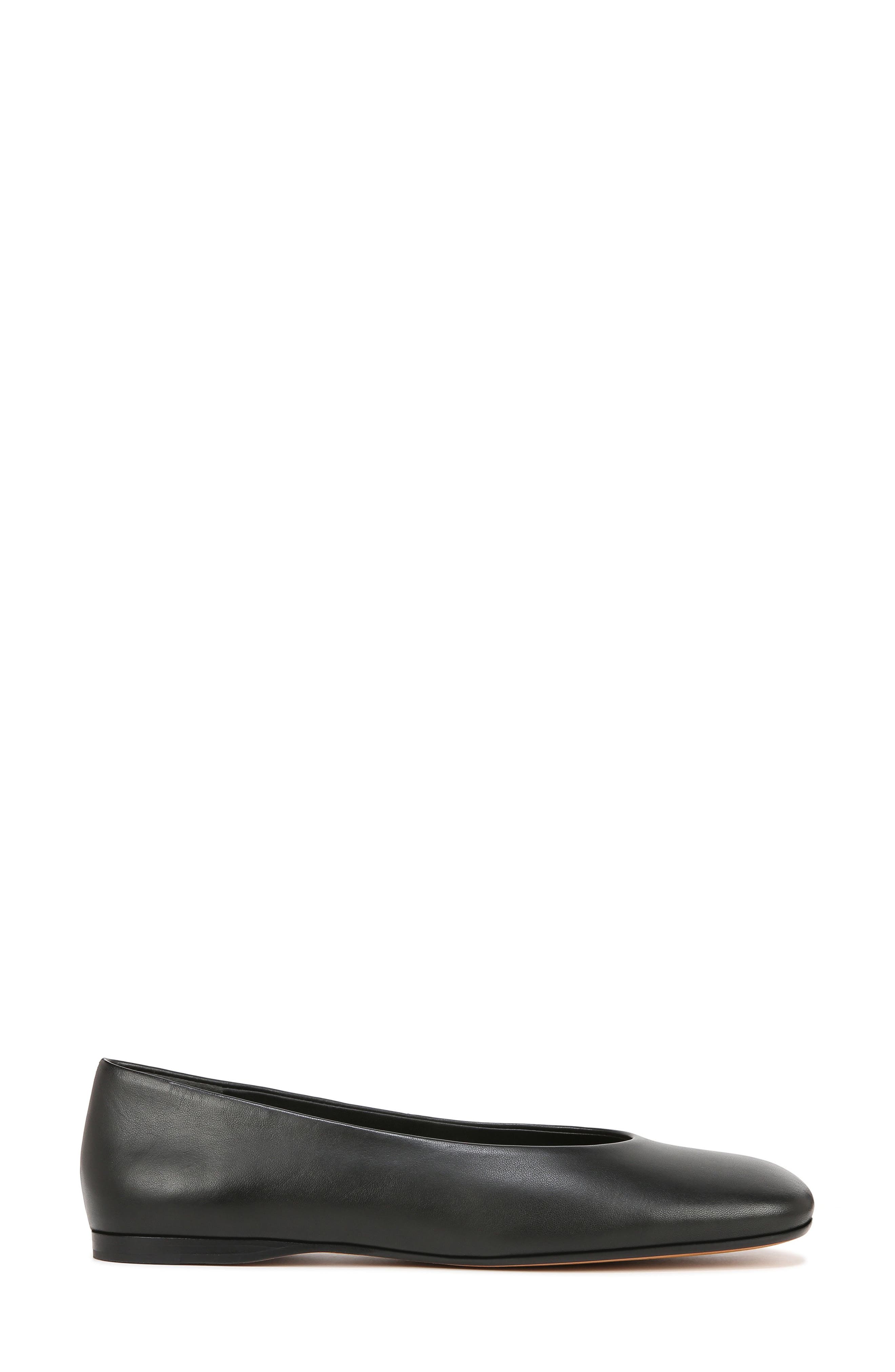 Leah Ballet Flat, Alternate, color, BLACK