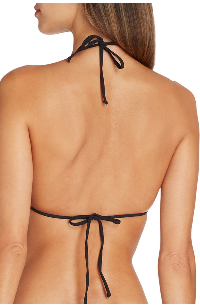VALIMARE Ibiza Bandage Triangle Bikini Top, Alternate, color, Black