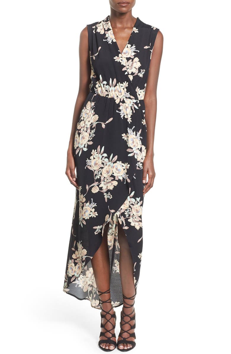 ASTR the Label ASTR Wrap Front Maxi Dress, Main, color,