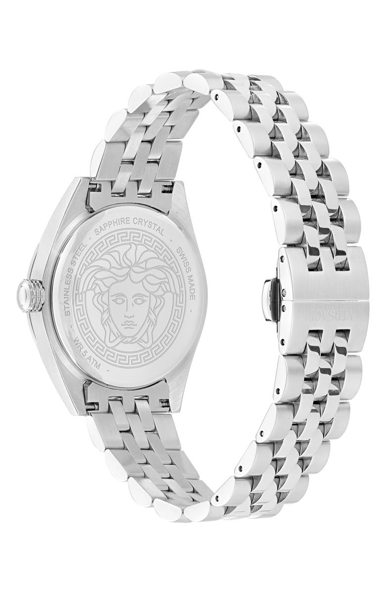 Versace V-Code Bracelet Watch, 36mm, Alternate, color,